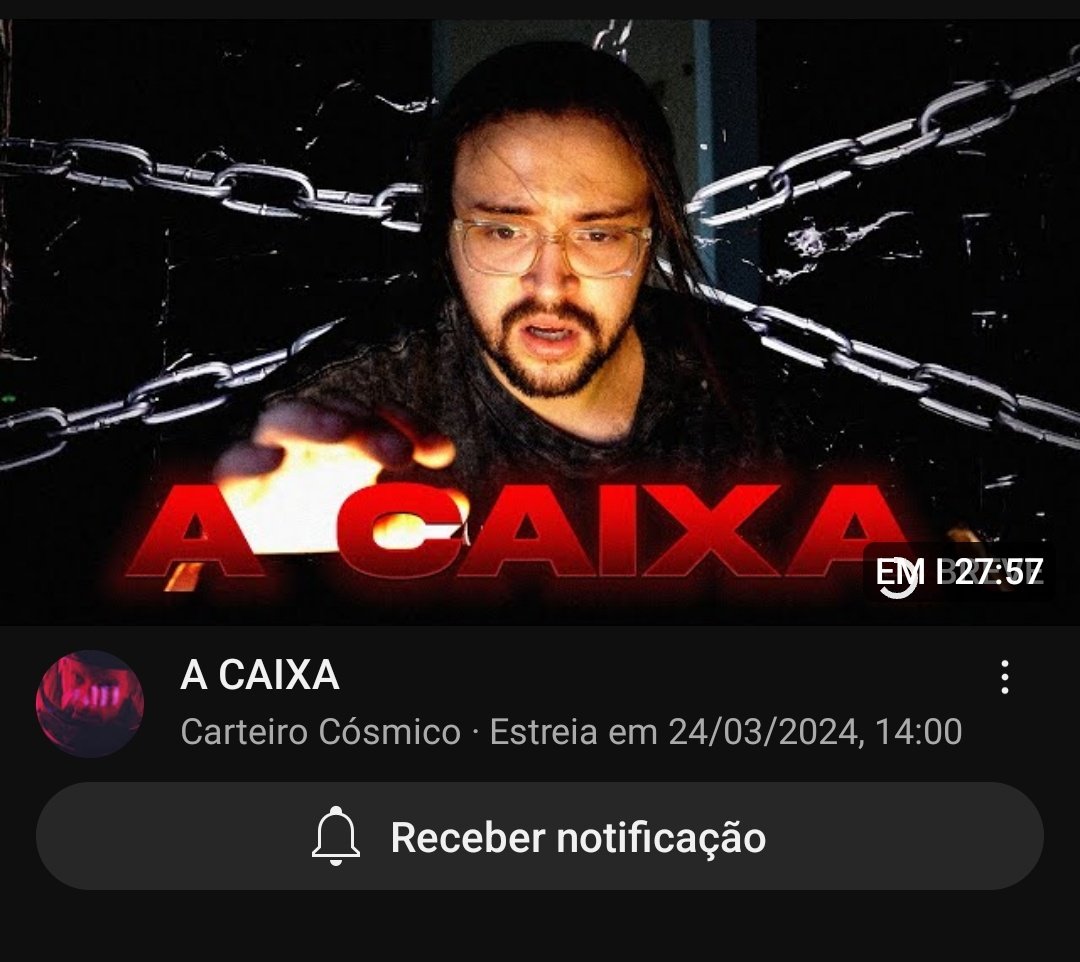 estou vivo pra presenciar o retorno do carteiro dps de 4 anos

q momento histórico amigos 🤩