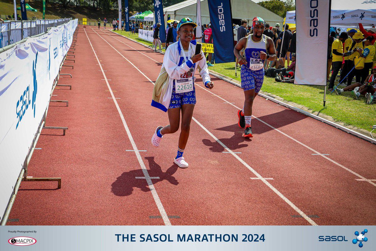 Trinitykhumalo's tweet photo. It was nice but tough there by Sasolburg Marathon, the last photo says it all π
π€£π€£π€£.
#TrapnLos
#IPaintedMyRun
#FetchYourBody2024
#RunningWithTumiSole
#LifestyleChoices
#Skhindigang
#TuckinGang https://t.co/UAiSyzTJ0D