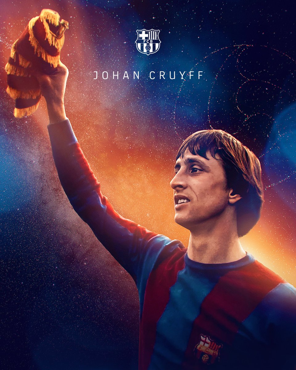 8️⃣ anos sem @JohanCruyff. Seu legado segue entre nós.