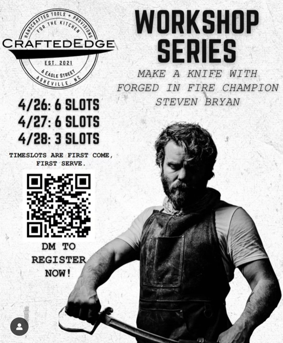 StevenBryanJS's tweet image. Asheville, NC... This class is a great first time experience or a chance to refine your kitchen knife skill set.