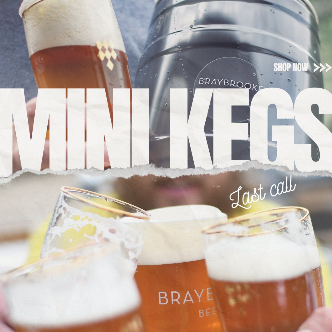 Last chance to buy 5L Easter Keller Mini Kegs // Just a few left to pre-order. Hurry up!

Pre-orders end tomorrow, Monday 25th March at 9AM // Shipping from Tuesday 26th.

braybrookebeer.co