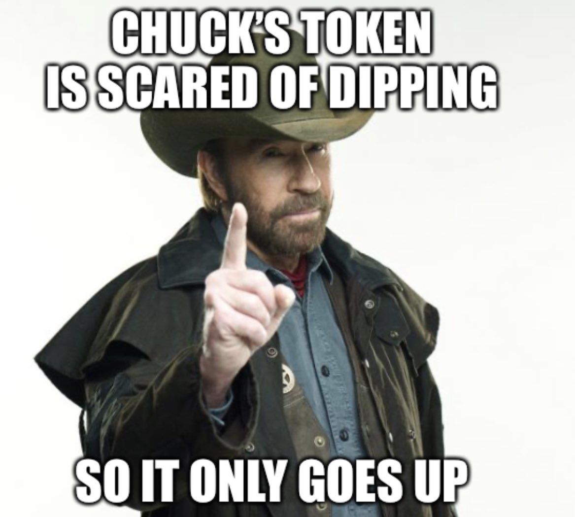 ChuckOnSol_'s tweet photo. The only way is UP!

#memes #solana #crypto #chuckonSol https://t.co/r5SuWUy7ZP