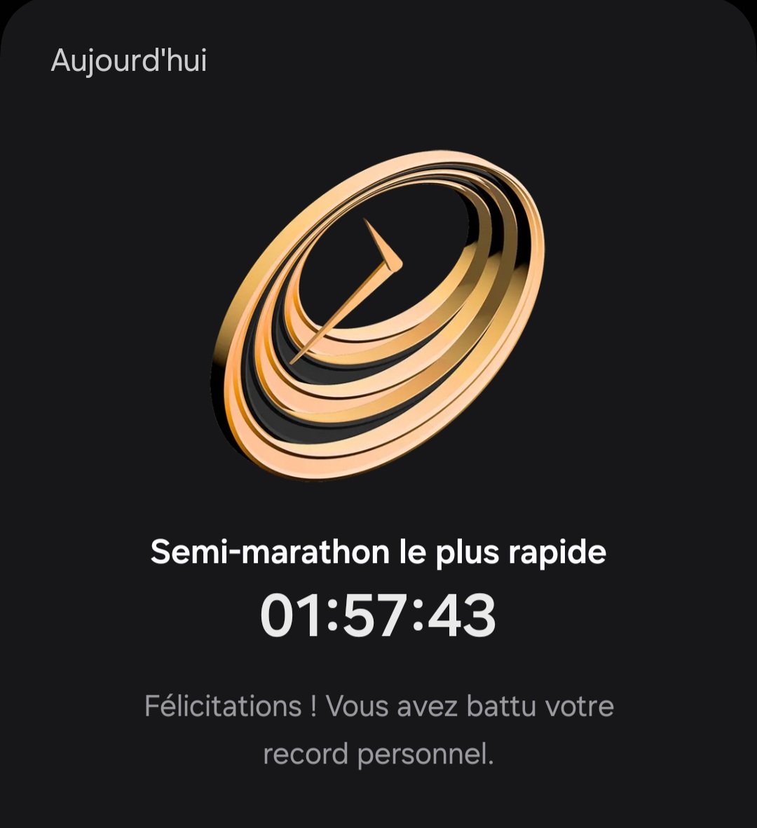 Un projet est toujours remplacé par un autre chez moi.
En partant vraiment de 0 pour une fois.
Après 4 mois de pratique, premier chrono officiel sur le 22km de Saint-Emilion ce matin, un peu déçu de pas le rentrer en -2h, mais le semi passe !
Encore du boulot pour allonger 😁