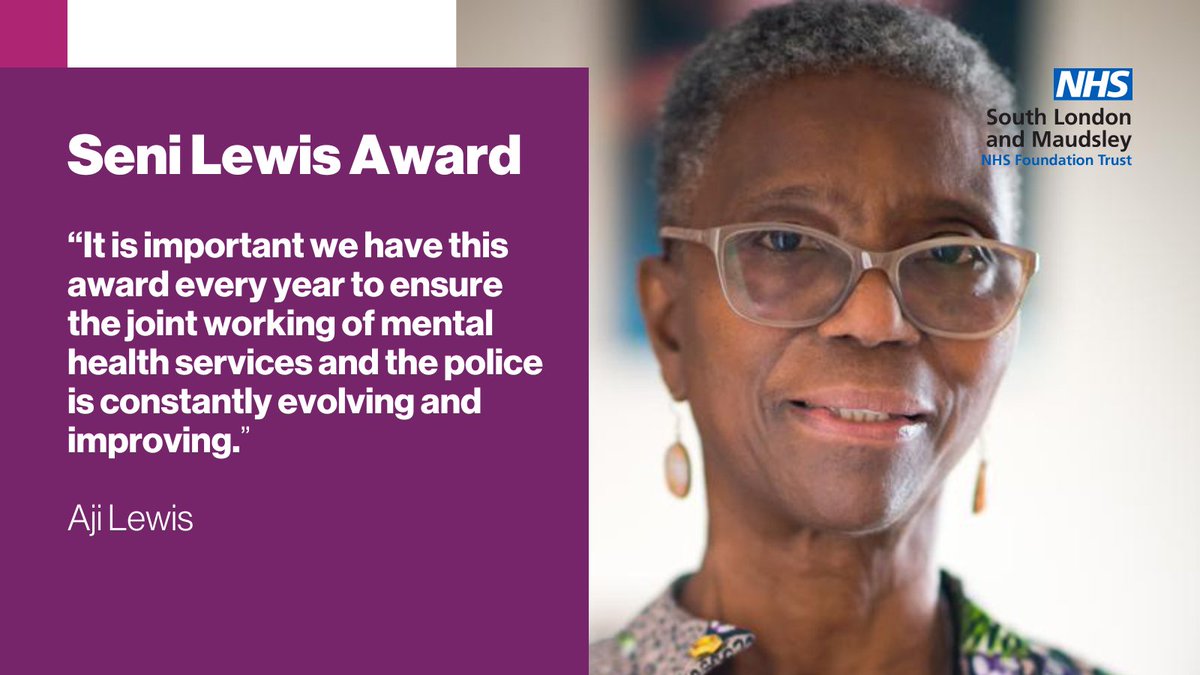 Aji Lewis, mother of Seni Lewis, highlights the significance of the Seni Lewis Award. Let's continue to honour Seni's legacy by striving for better collaboration between mental health services and police. Register before 28th March ➡️ ow.ly/ru4s50QYJ6k #MentalHealth