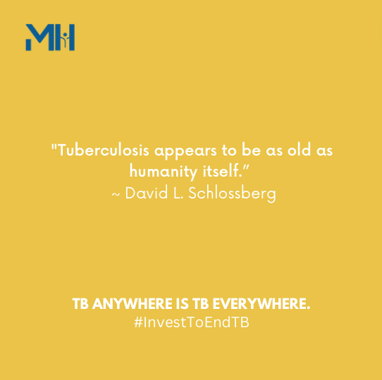 We like to share interesting quotes and hope to spread awareness for #tuberculosis! 

#InvestToEndTB #StopTB #EndTB #infectiousdiseases #inspiration #quotes #health #publichealth #publichealthmatters #support #strength #fight #education