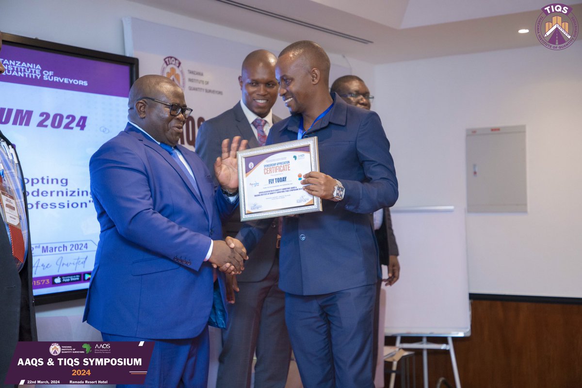 TIQS_Tanzania's tweet photo. DAY 2: 22nd March 2024
Tanzania Institute of Quantity Surveyors (TIQS ) SYMPOSIUM at the stunning Ramada Resort Hotel, Dar es salaam TanzaniaπΉπΏ
@CrownPaintsPLC @FlytodayTravel
#AAQSTIQS2024
#AAQS
#TIQS
#Symposium
#Innovation
#GlobalChanges https://t.co/KkGQrAqsGX