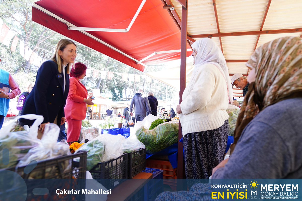 meryemgokayinfo's tweet photo. Çakırlar Mahallesi pazaryerinde vatandaşlarımızla bir araya geldik.

Kırsal mahallelerimizin sorunlarını biliyoruz, tüm beklentiler için EN İYİSİ'ni yapacağız.

#Çakırlar
#MeryemGökayBalkıç
#KonyaaltıİçinEnİyisi https://t.co/hRrzF7Plhg