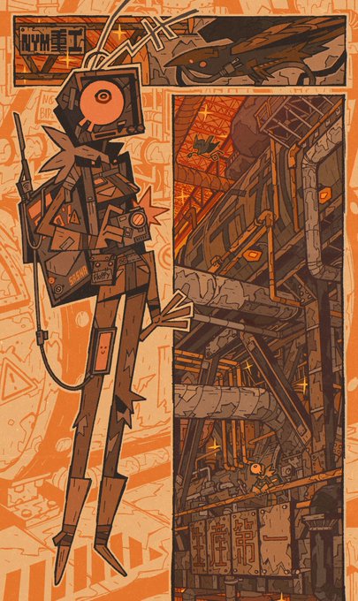「full body orange theme」 illustration images(Latest)