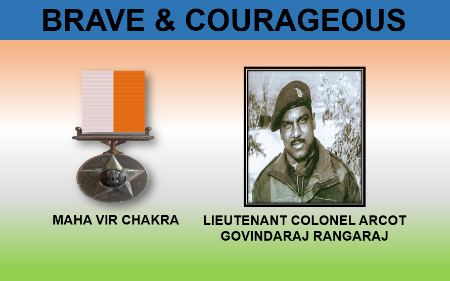 Lt Col Arcot Govindaraj Rangaraj 24 March 1951 Korea Lt Col AG Rangaraj displayed undaunted courage, valour & exemplary leadership during the Airborne Operation “Tomahawk” in Korea. Awarded #MahaVirChakra. #IndianArmy