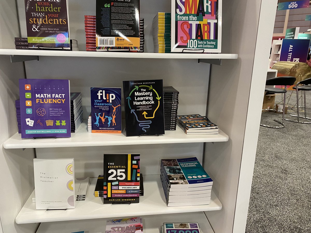 It’s good to see my/our books in the wild at #ASCD24 #edutwitter