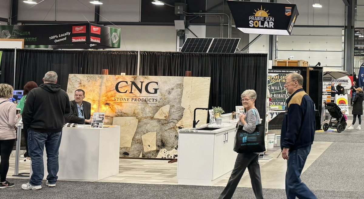 Last day of #yqr <a href="/springhomeshow/">Spring Home Show</a>. So much to see and take in. Still time to come and talk to the experts in everything about the home, back yard and so much more. #yqr <a href="/ReginaRegionHBA/">Regina & Region HBA</a>