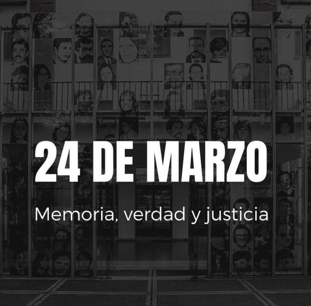 Hoy conmemoramos el Día Nacional de la Memoria por la Verdad y la Justicia. En este día, mi recuerdo a todas las víctimas y mi compromiso con la verdad, la justicia y la defensa de los derechos humanos.