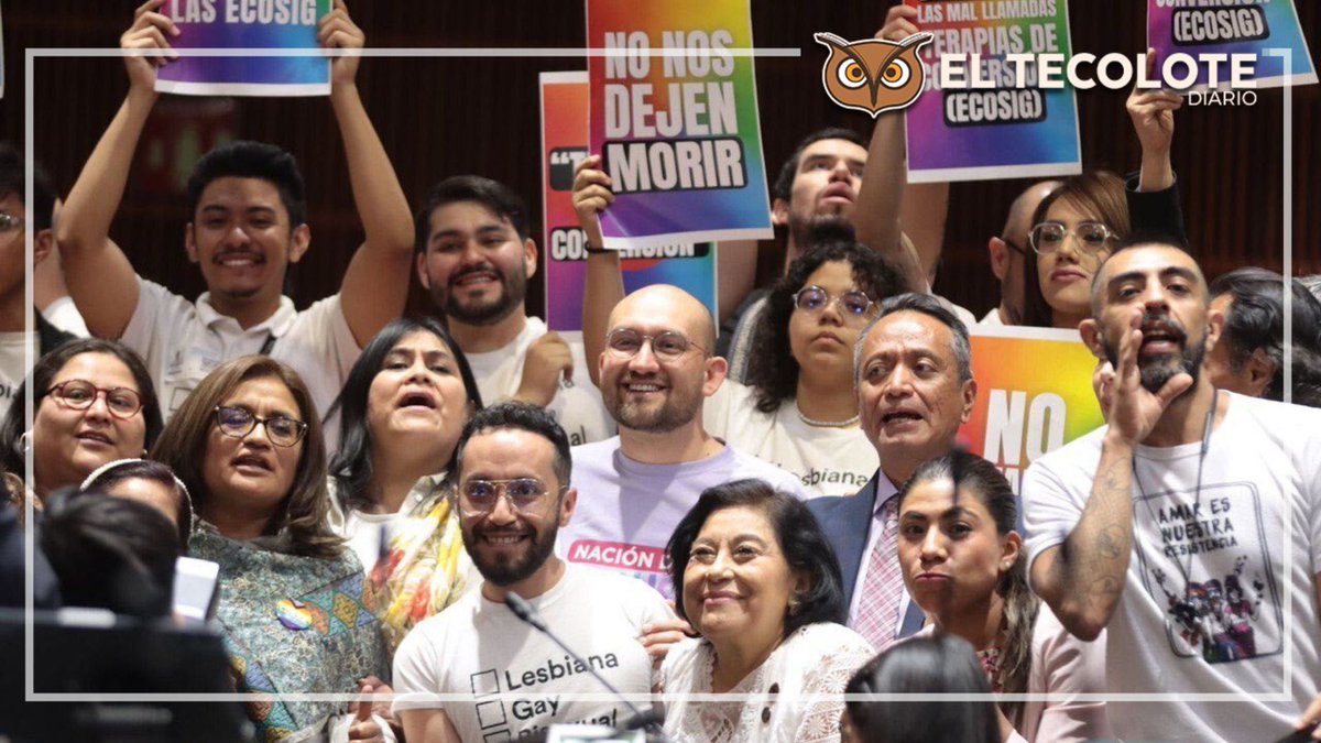 🏳️‍🌈🚫⚖️
Las #Terapiasdeconversión a la comunidad #LGBT+ son prohibidas en #México gracias a la @Mx_Diputados; los profesionales que “curen la #orientaciónsexual” serán doblemente sancionados. acortar.link/Q3tii0