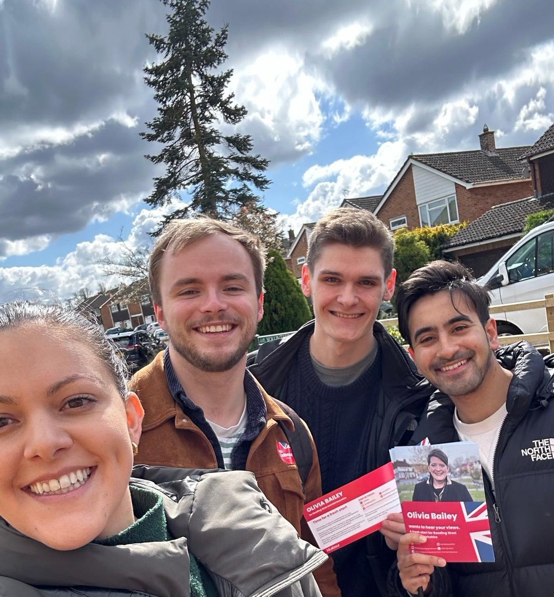 On the #LabourDoorstep for @livbailey with @LGBTLabour icons🌹