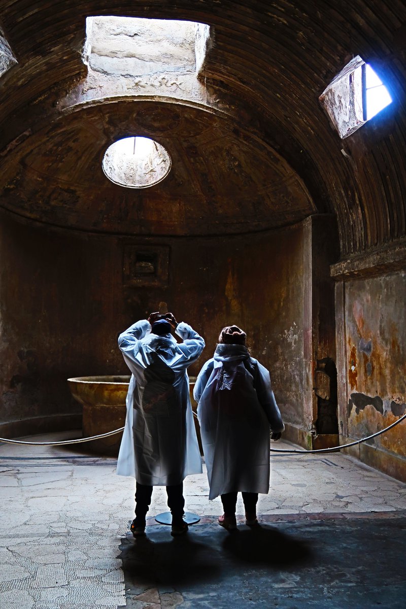 fractalcat888's tweet photo. @DailyPicTheme2 Today’s #DailyPictureTheme is #domedceiling
Waterproofed tourists at a bath house in Pompeii (my photo 2019) https://t.co/aM7ZHaQc1I