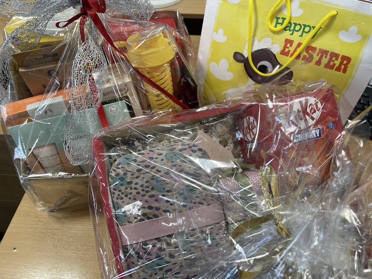 Now launching in time for Easter, join our raffle and win big prizes!!! Lots of lovely items in our 1st prize hamper and 2nd/3rd prizes are just as fab!! Plus chocolate galore 🍫Tickets just £1! Scan the QR code to enter. Put your department in the message box so we can find you!
