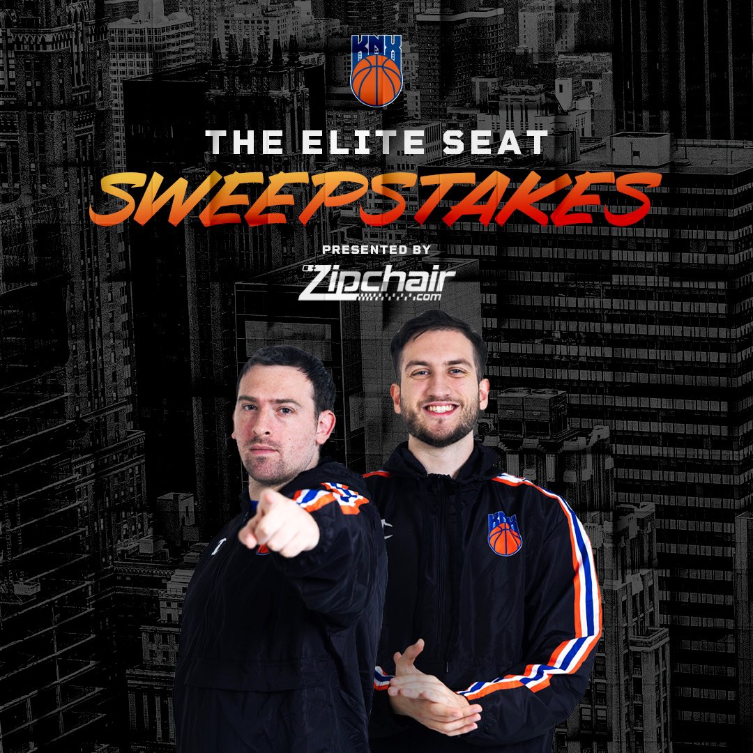 If you want to maximize your comfort and style every time you hop online, enter the Elite Seat Sweepstakes presented by @Zipchair today for your chance to win the best seat in every gaming house 🤝 Learn more and enter now 👉 knicksgaming.nba.com/news/the-elite…