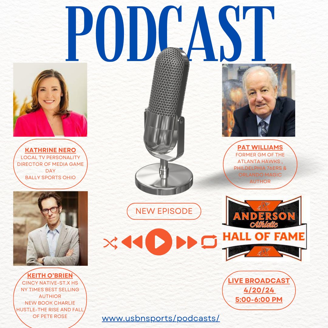 USBN (@usbnsports) on Twitter photo Super excited for you upcoming podcasts in the new few weeks.
Really looking forward to our live broadcast at the Anderon High School Hall of Fame ceremonies. <a href="/SteveEllisUCC/">Steve Ellis</a> <a href="/Boosters_AHS/">Anderson Athletic Boosters</a> <a href="/AHSRaptorsAD/">AHS Athletics</a> Super excited for you upcoming podcasts in the new few weeks.
Really looking forward to our live broadcast at the Anderon High School Hall of Fame ceremonies. <a href="/SteveEllisUCC/">Steve Ellis</a> <a href="/Boosters_AHS/">Anderson Athletic Boosters</a> <a href="/AHSRaptorsAD/">AHS Athletics</a>