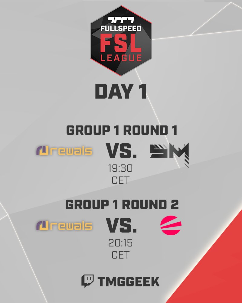 TMGGeek's tweet image. Today marks the start of a new @FSMajorSeries FSL season ! I&apos;ll cover rW Gold&apos;s first matches against Speedmania Black and Evo Pink with the action starting @ 19:30 CET

Time to witness some SPEEEeeeEEEeeeEEEeeEEEED

twitch.tv/TMGGeek

#TOTHELINE #FSISALIVE