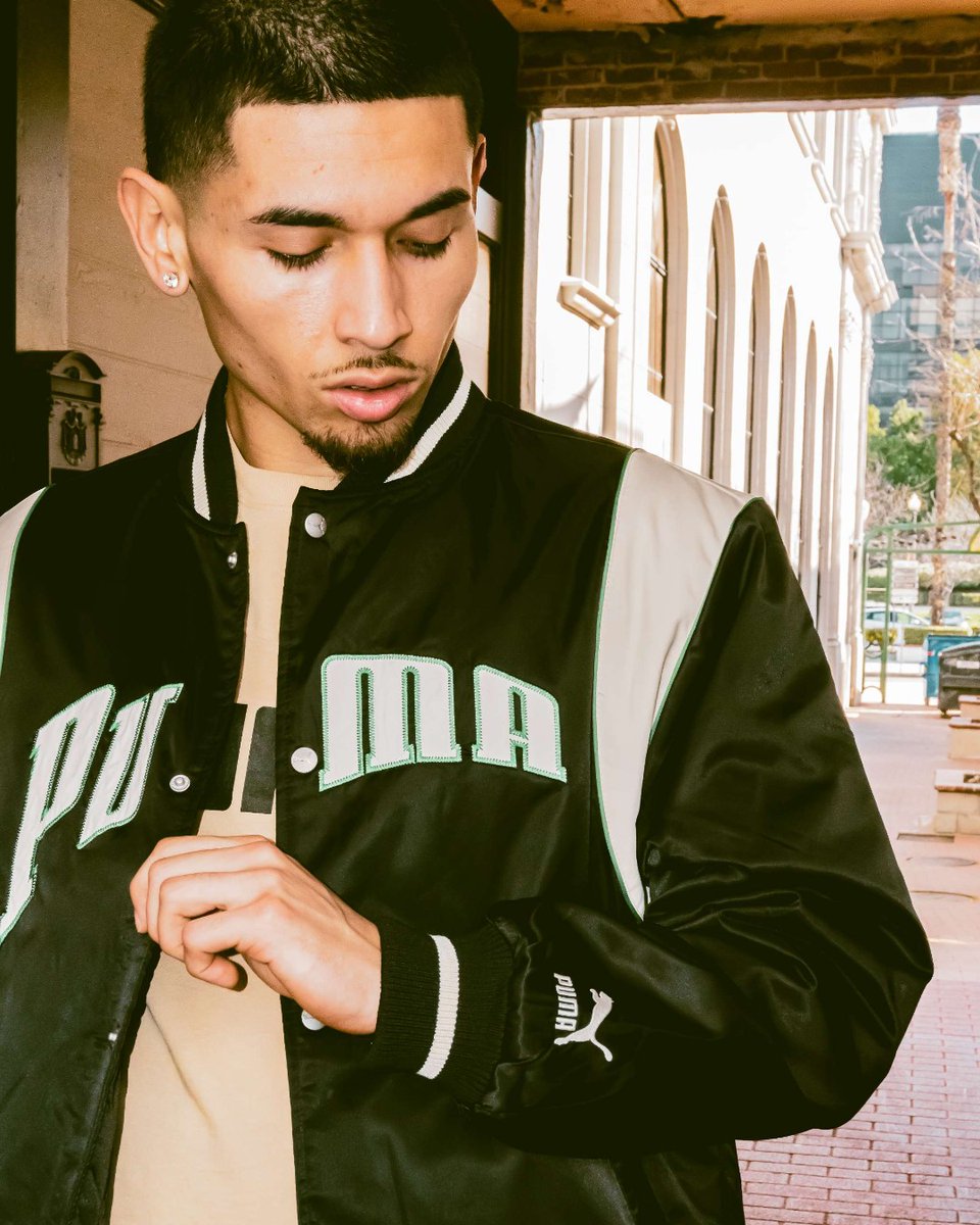 Elevate your street style with the #PUMA Team Varsity Jacket in sleek black 🖤🔥 

Shop online or in-store 
ow.ly/UCJv50QW1gg
#StreetStyle #TeamVarsity #Athleisure