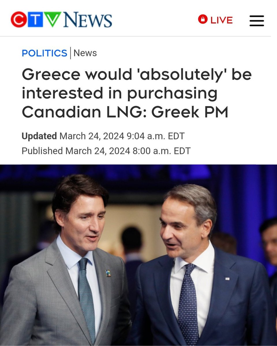 Country after country is begging 🇨🇦 to sell them our liquefied natural gas. The biggest obstacle? An incompetent Trudeau who says there’s no “business case.” Sign to fire Trudeau, sell 🇨🇦 energy to the world & create powerful paycheques for our people: conservative.ca/cpc/lng/