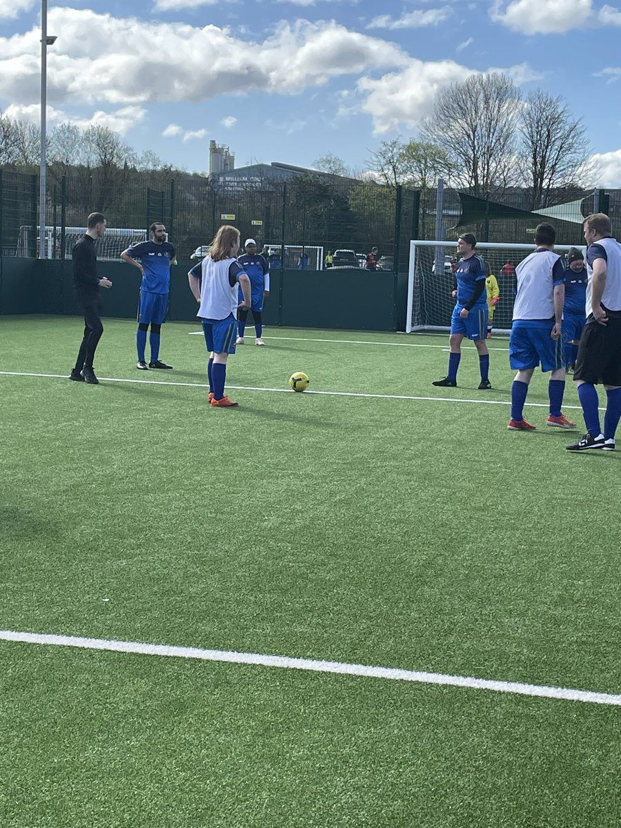 Great day for the 4th series of fixtures for the SHCFA-Pan Disability League. Rachel Habergham, the EDI Board member popped in to watch some of the 5v5 and 7v7 games and meet some of the players.  

Some of the highlights from today, well done everyone.