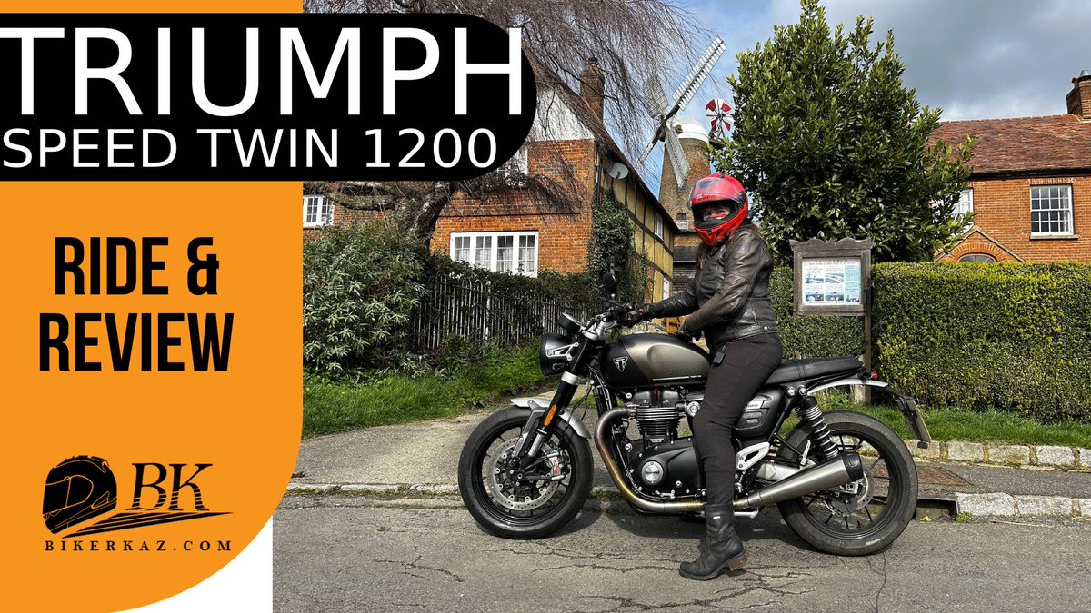 I have the pleasure of having a Speed Twin 1200 on loan from @OfficialTriumph - check out my video below ⬇️ and come for a ride with me and see what the bike is like to ride 😎 If you could subscribe to my channel too, that would be amazing 🤩🤩🤩 youtu.be/hfXIe7xn81s