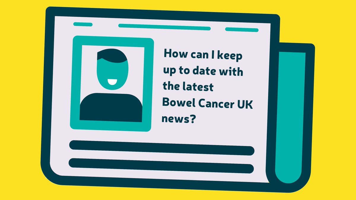 The best way to keep up to date with our work is by subscribing to our newsletter. Let's build an active and powerful community. The more people who join, the stronger we'll be💛 Sign up here: bit.ly/3J7Uj03 #BowelCancerUK