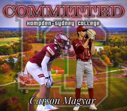 Extremely blessed to announce my commitment to play football and baseball at Hampden-Sydney! @EpiscopalEagles @_GoRoos @WillMargraff @ZachZullinger