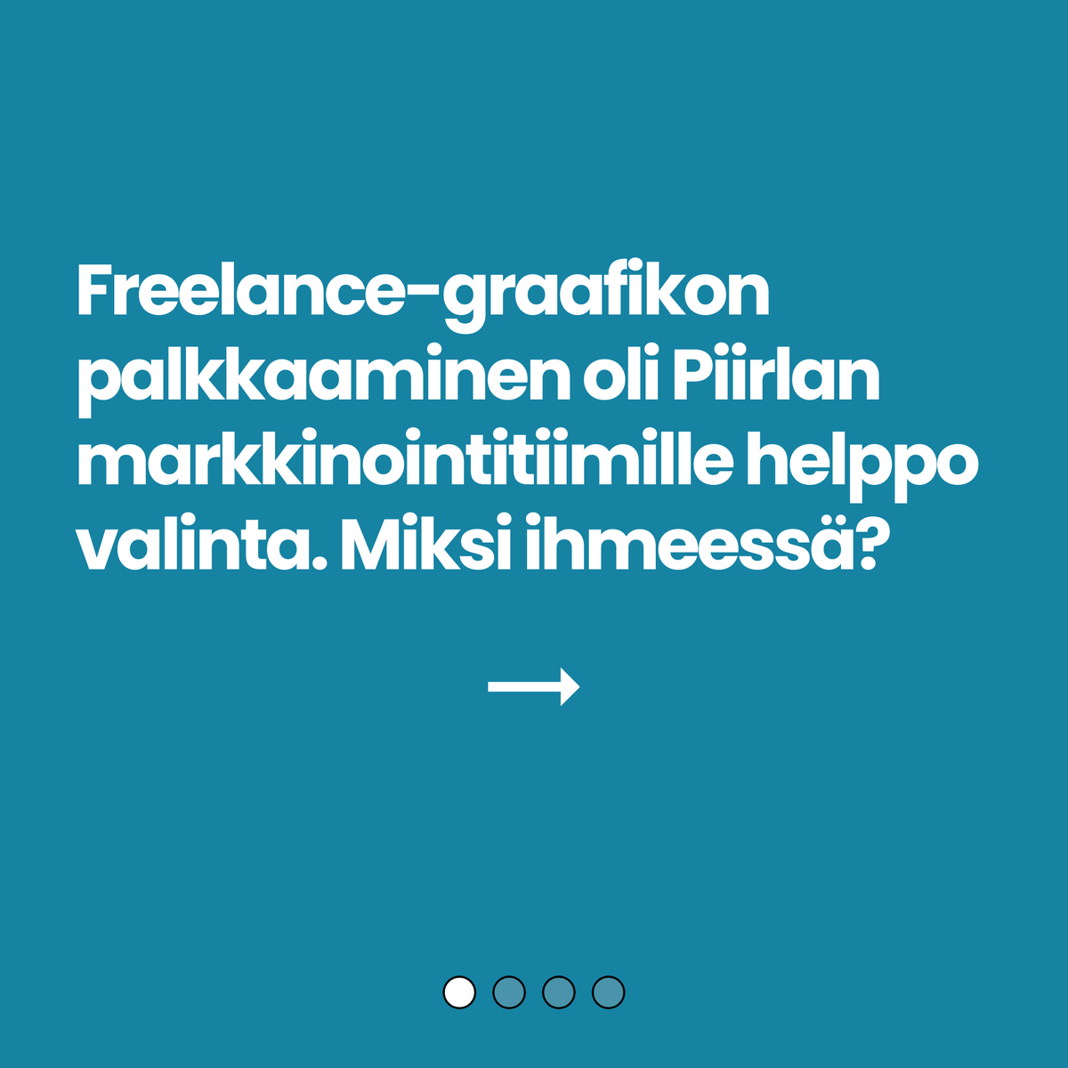 FreedomlyIo's tweet photo. Pääsimme haastattelemaan Piirlan markkinointikoordinaattoria, Nina Virolaista. Artikkeli tarjoaa ainutlaatuisen näkymän siihen, kuinka freelancerin palkkaaminen voi olla erinomainen valinta, jos markkinointitiimisi arvostaa nopeaa ja suoraviivaista toimintaa. https://t.co/TCQmegWcOO