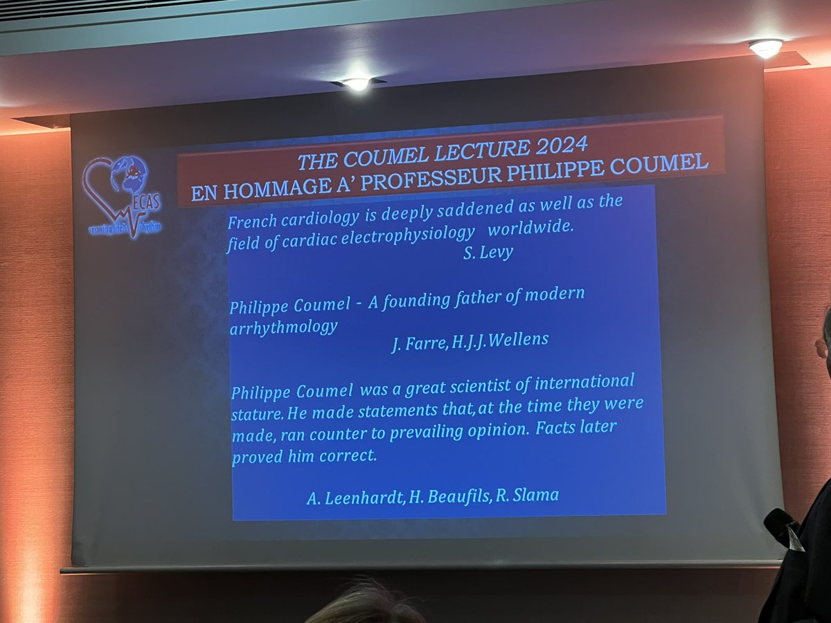 guroledip's tweet photo. Philippe Coumel lecture at ECAS 2024 by Dr. Sanjeev Saksena @LewalterT @DJ_Lakkireddy @AndreaRussoEP @deering_f @LuigiDiBiaseMD @ChristianHeeger @drraviele @leftbundle @PrashSanders @Dominik_Linz https://t.co/vS1277AxtN