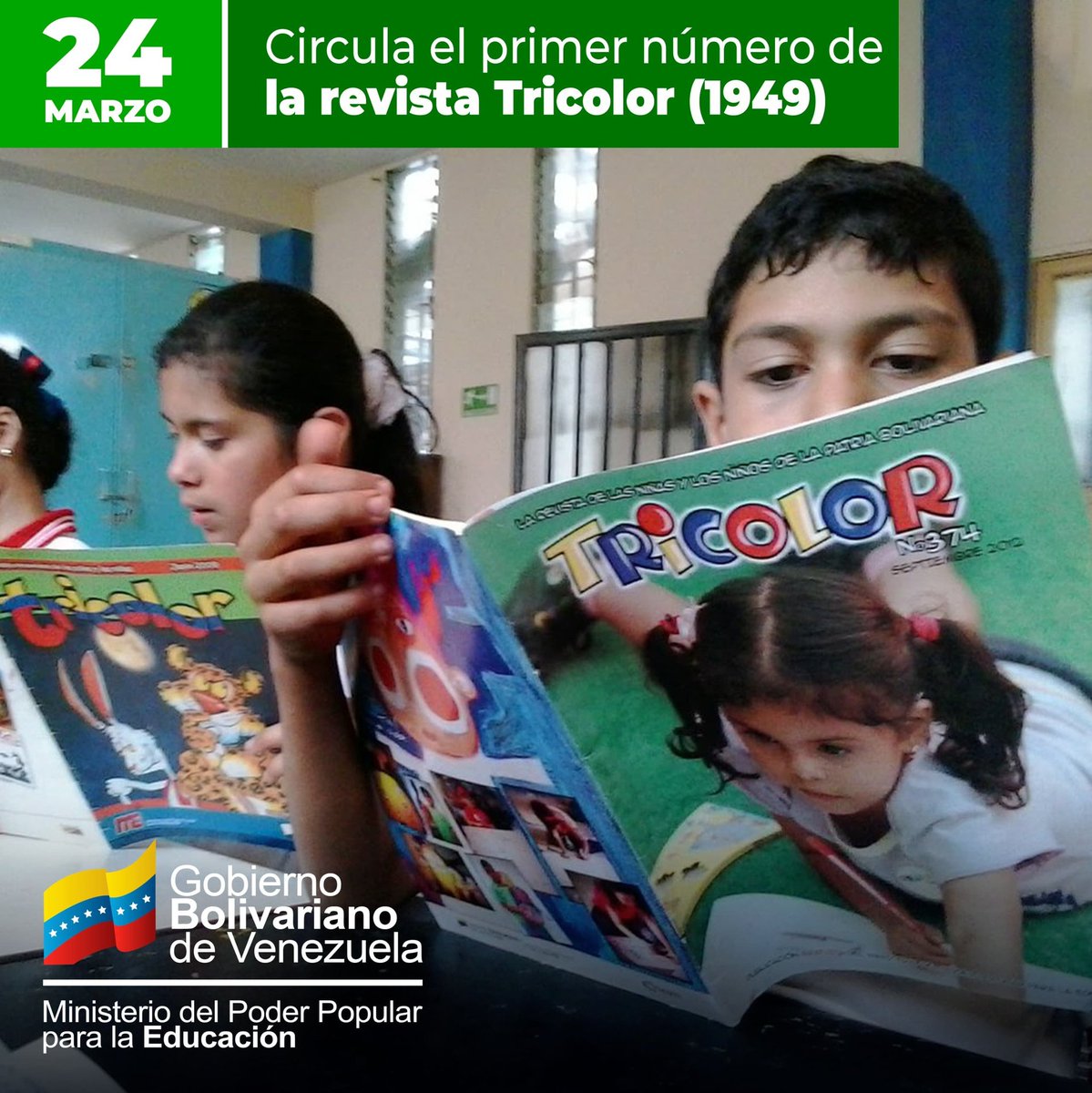 _LaAvanzadora's tweet photo. ¡Un legado de historia!

Hoy celebramos otro año de inspiración y conocimiento contigo. Tú iluminas el camino para que los/as estudiantes aprendan con alegría. En tus páginas se refleja el compromiso con la identidad y el amor por Venezuela.

@NicolasMaduro 
@MPPEDUCACION https://t.co/JzAjkXLuRi