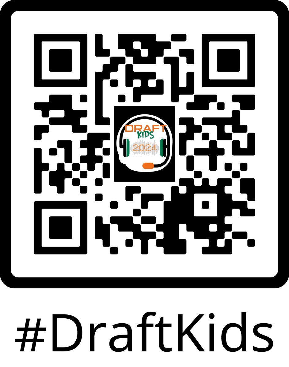 Recuerda que también puedes votar por tu favorito del #DraftKids a través de este código QR 🎙️🧒👧