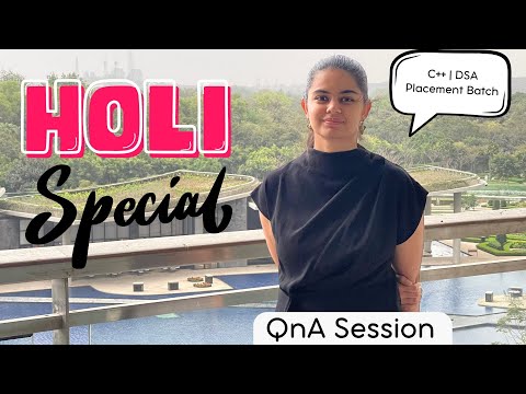 QnA Session with Shradha Ma'am -DSA in C++ placement Batch | Starting from April For Enrollment visit Apna College on Facebook