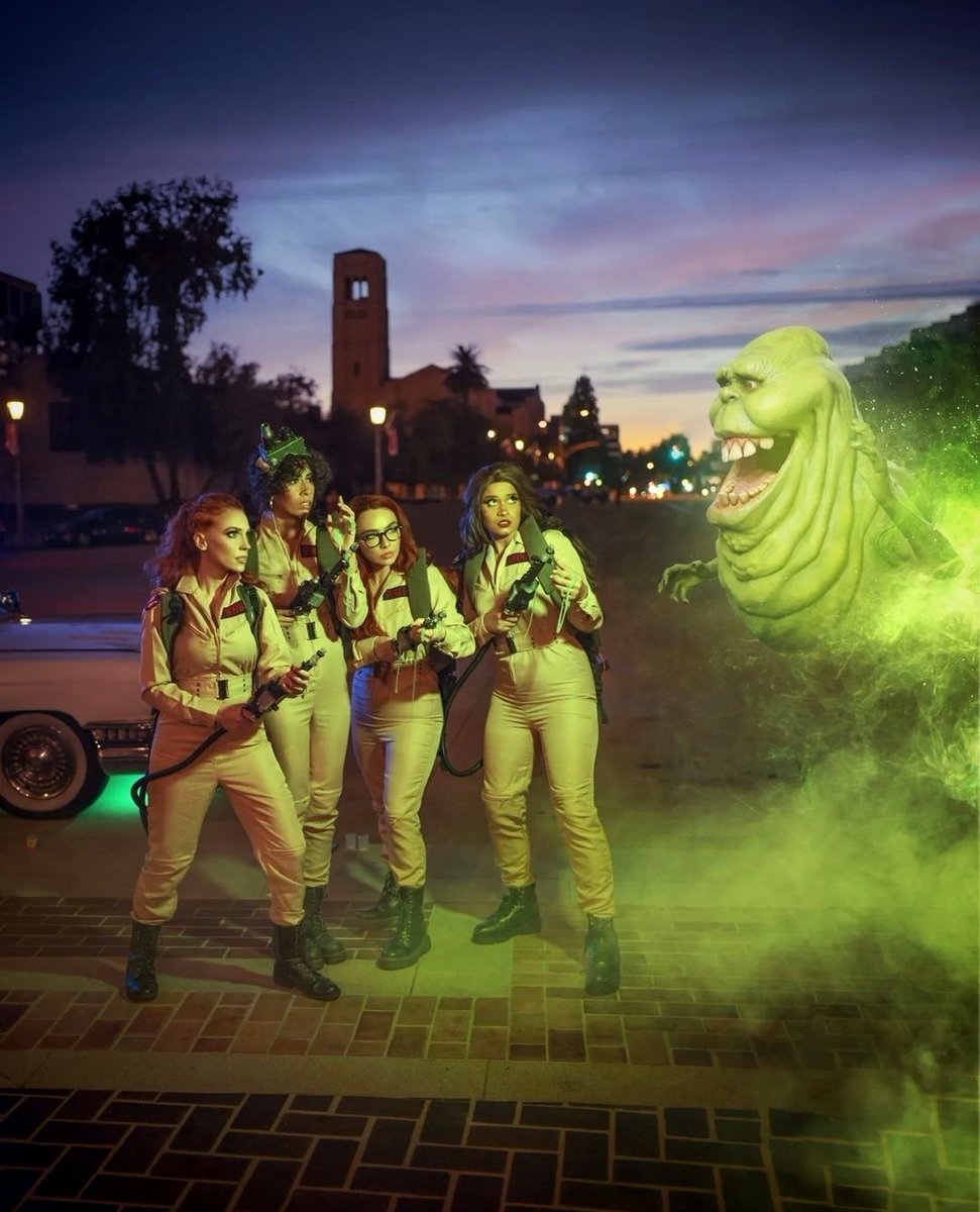 Ghostbusters 👻 jasminpaigemoore @caitchristinee @_Caoimhe_Morris 📸 @CalobRaeJepsen #Ghostbusters #slimer