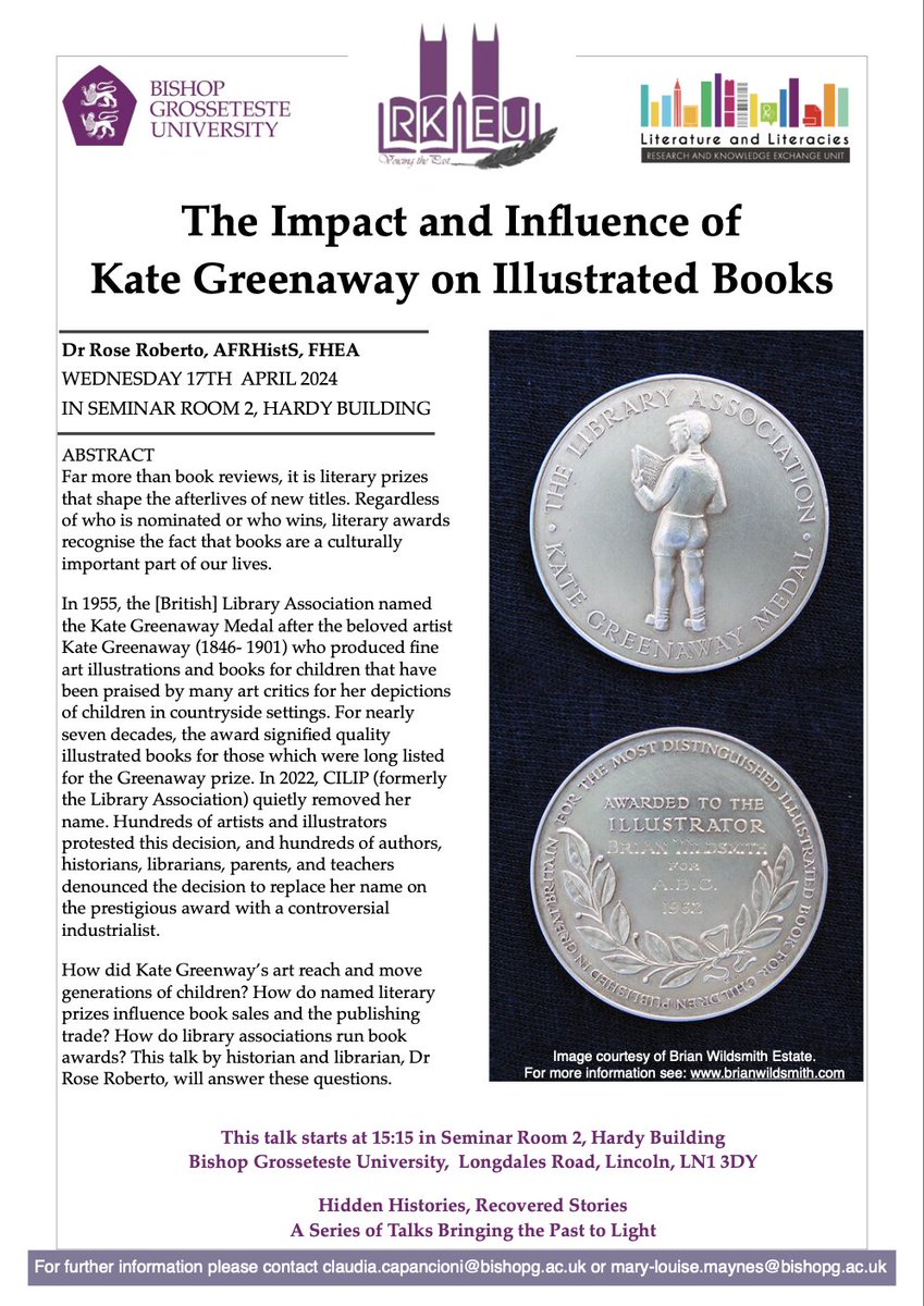 Hi everyone, I'm giving a public talk on 17 April 2024, Wednesday at 3pm in Lincoln.  In case you can come the details are attached.  Please contact organisers Claudia (claudia.capancioni@bishopg.ac.uk) or Louise (mary-louise.maynes@bishopg.ac.uk) with any questions.