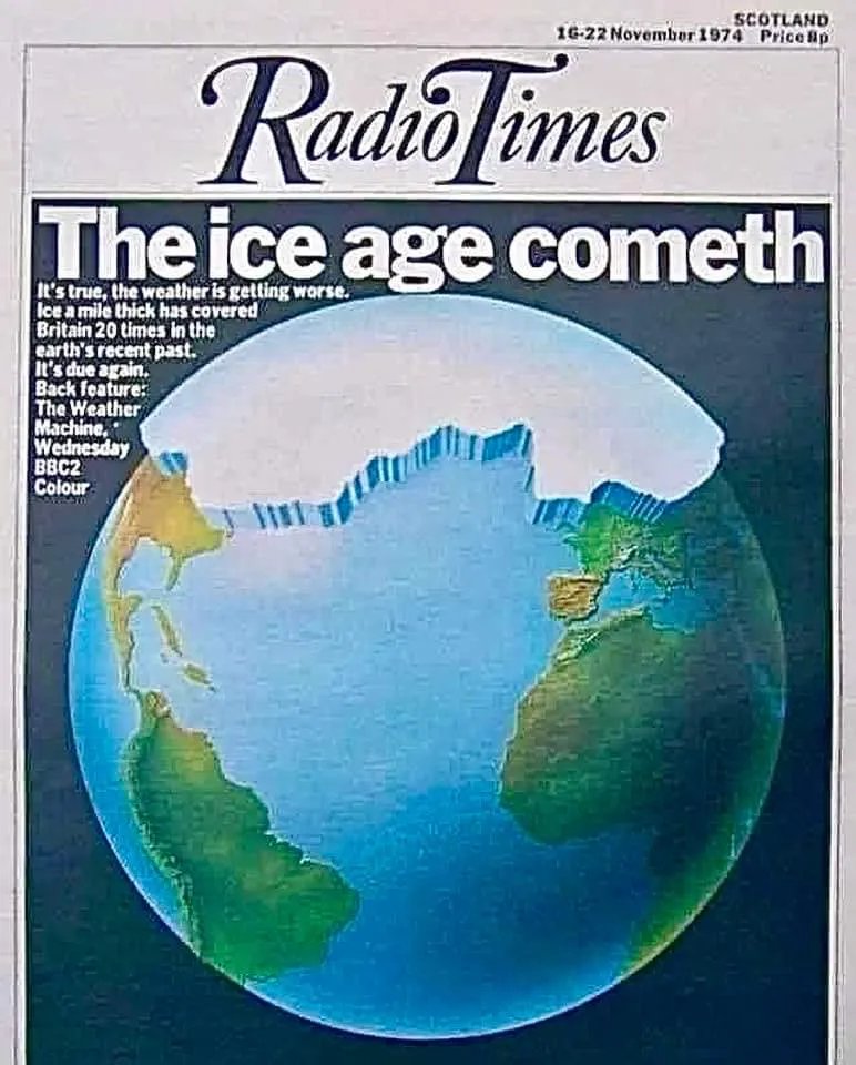 Britain has been covered in ice a mile thick, TWENTY TIMES. What caused that to melt? Man was not around then.