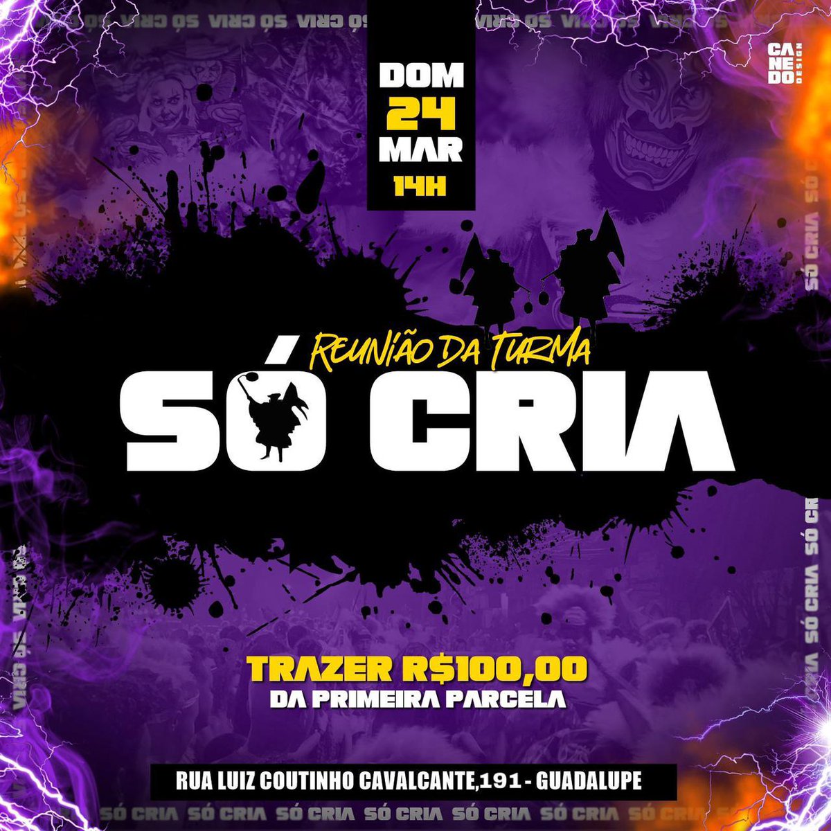 É hoje em tropa, salão coberto rapaziada, depois rola aquela resenha!!!