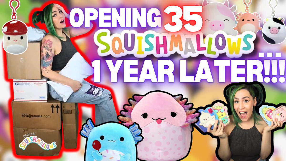 squishcakes's tweet photo. New Video Premiere TODAY at 5pm EST!

I waited a WHOLE YEAR to open Squish Mail.. do I still love? Or regret?!
Find out with me!

⭐️https://t.co/0AdEa1QOYh https://t.co/6w7ChZLAlS