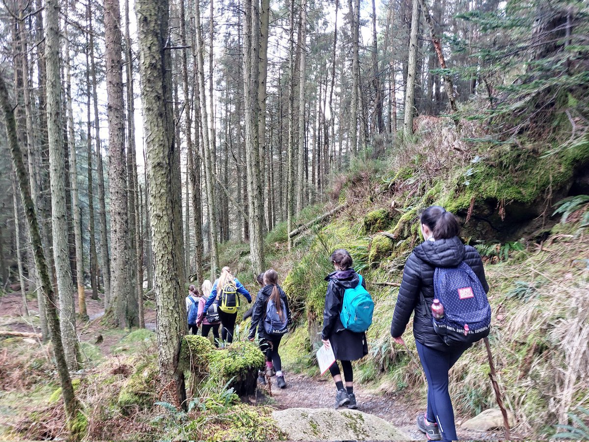 @stcatherines247 pupils enjoyed their bronze training walk today @EnjoyTheMournes as part of their preparation for @DofE_NI @GaisceAward 🌞😀