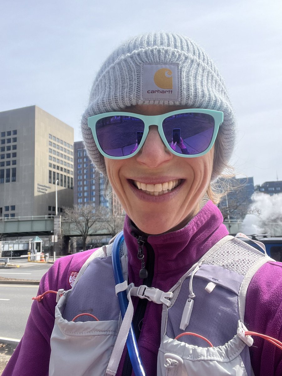Longest long run done and dusted ✅ If the training is the actual marathon and the race is the celebration, I’m ready to celebrate! Taper time here we go. Thanks to all who have supported- it means the world! givengain.com/project/sarah-… @MassGenBrigham @MassGeneralNews