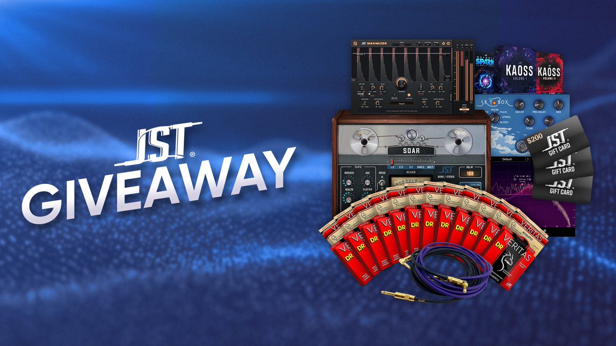 JST & Happy Cable Company & DR Strings #win #joeysturgistones 🔗 joeysturgistones.com/giveaway