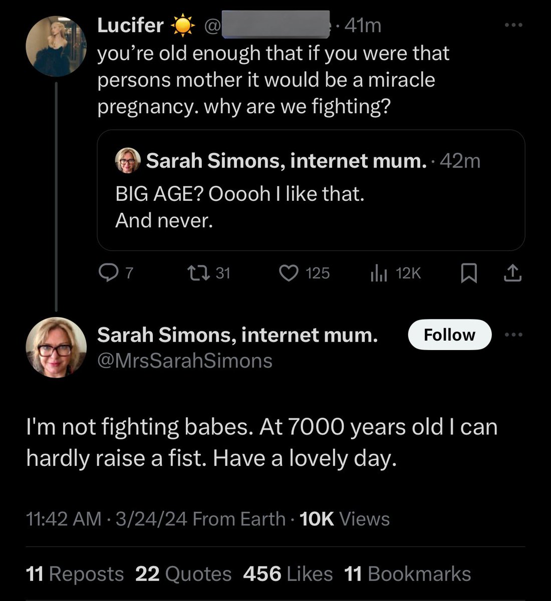 howtypxcal's tweet photo. something about tommyinnit and sarah simons being the messiest Mfs alive 😭 https://t.co/6BkO7fNfm0