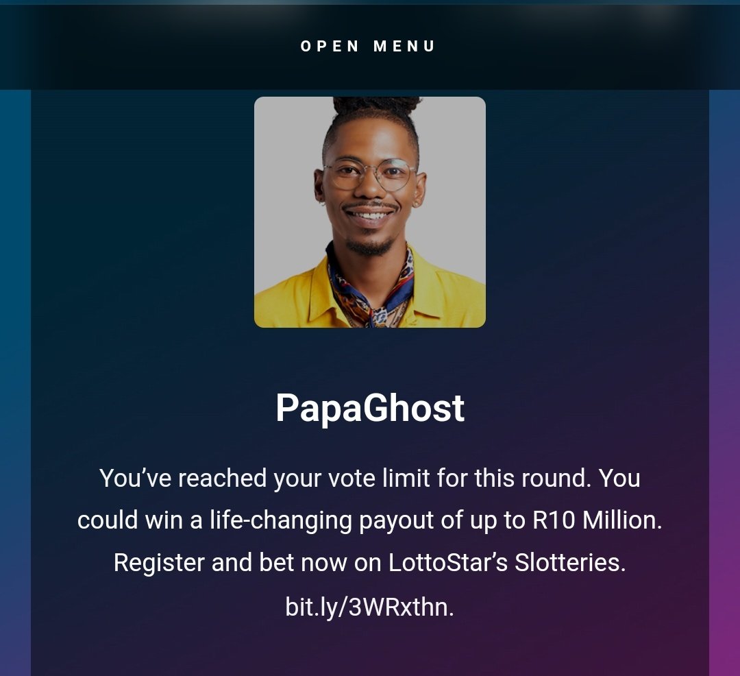 Ghost nation  lets vote for our fave he needs us, we started from the bottom now we here🥵🥵🙌 Lets push harder #PapaGhost #SabeloNcube #Ghostys #Ghostnation #BBMzansi