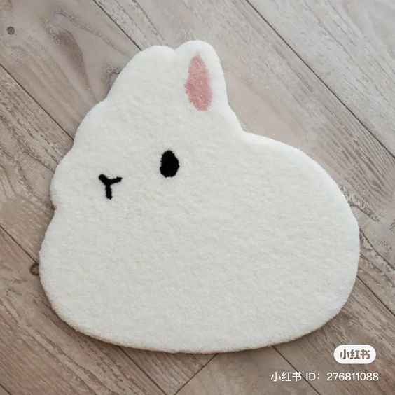 lavieestbelIe's tweet photo. Bunny rugs https://t.co/o9VNK588MW