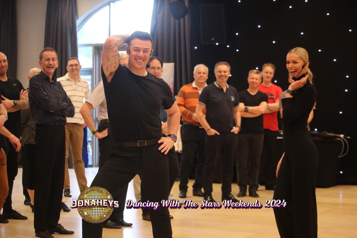 Beautiful Slow Foxtrot lessons with @kaiwidd <a href="/NadiyaBychkova/">Nadiya Bychkova</a> @donaheys Dancing With The Stars Weekend <a href="/devereofficial/">De Vere</a> Beaumont Estate ❤️ donaheys.co.uk/2025