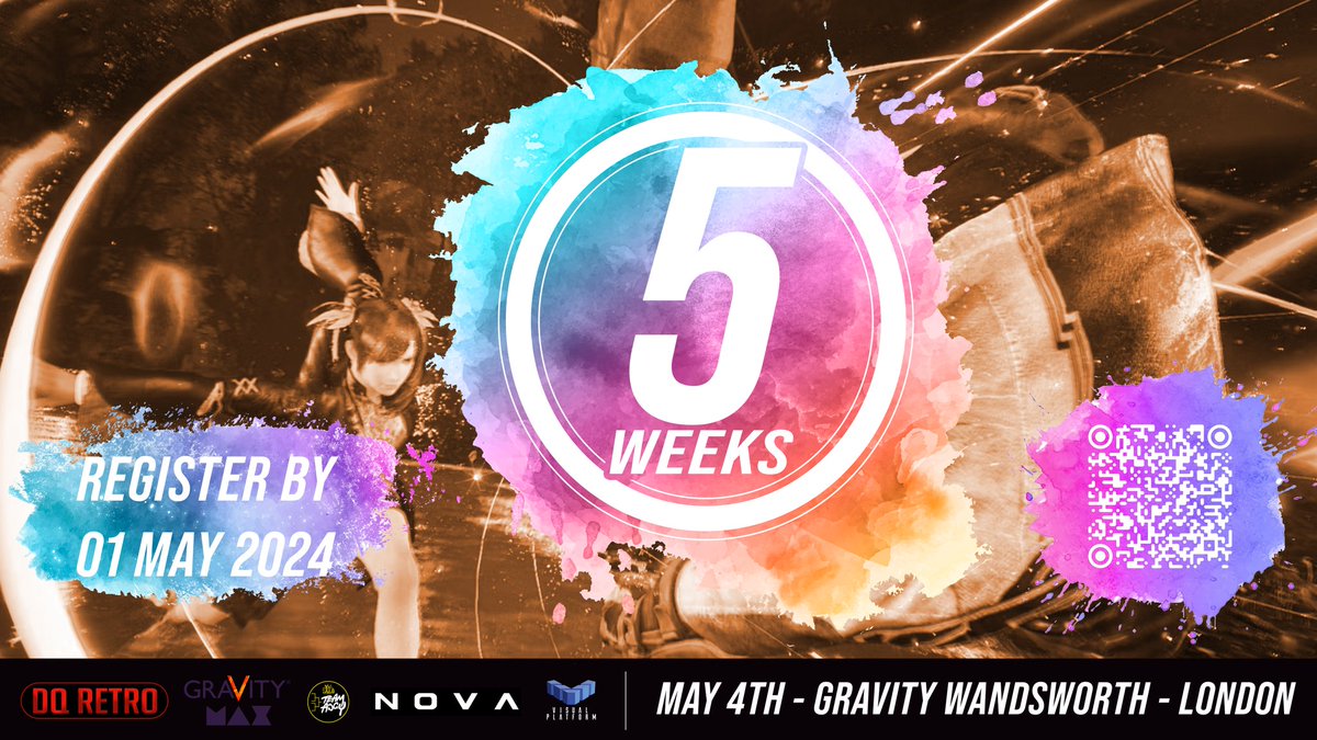 5 WEEKS LEFT TO REGISTER!!!

#TEKKEN8 you now have 5 weeks left to register for Iron Pride May Day on May 4th at Gravity Max Wandsworth in London.

We have applied for TWT Dojo status, we hope to be one of the biggest dojo's in the UK this year.

We have Tekken Ball too.