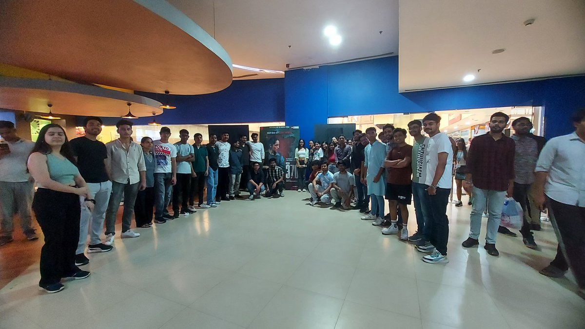 gaurav_t_90's tweet image. A movie screening of the latest film Article 370 was arranged for 100 + students of NLIU, Bhopal on 24 March, at Cinepolis, Aashima Mall.

The movie showcases the story of abrogation of Article 370 of the Constitution. 

Mansarovar Global University, Bhopal and Cinepolis, Aashima…