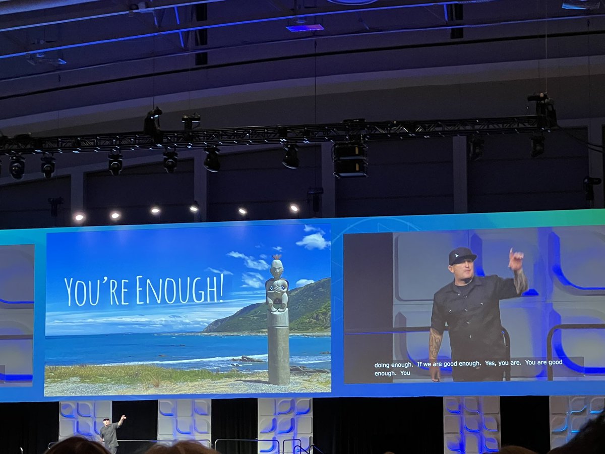 You are enough! Opening session with Hamish Brewer 🙌🏻