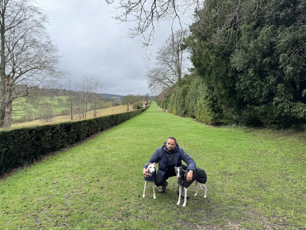 Morning walk with my boys…